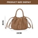 thumbnail image 2 of Bolso de mensajero de cuero artificial para mujer, bolso de gran capacidad de PU para mujer, 2 of 5