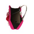thumbnail image 4 of Topchances Women's Satin Floral Clutch Handbag, Rose Red, 4 of 11