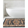 thumbnail image 7 of Unique Loom Utopia Collection Area Rug - Larissa (2' x 6' 1" Runner Blue/Brown), 7 of 7