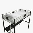 thumbnail image 2 of Silver Screen Loft Bunk Bed, Black, 2 of 9