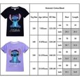 thumbnail image 2 of Lilo & Stitch T-shirts Graphiques Imprimés pour Adolescents Col Rond Manches Courtes Tee Été Décontracté Tops Amples pour Garçons Filles-SHUNJING, 2 of 2