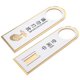 thumbnail image 2 of Do Not Disturb Door Sign for Home Office Hotel Dorm Made of Acrylic White 6.3 x 2.8 Inches, 2 of 2