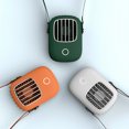 thumbnail image 4 of Ventilador de cuello Ventilador de refrigeración colgante eléctrico recargable USB Refrigerador de aire portátil ajustable, blanco Inevent HA004916-01B, 4 of 7