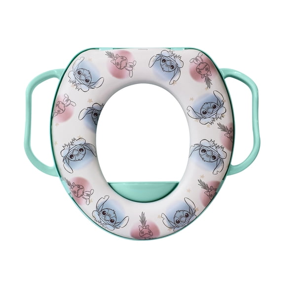 Tapa entrenadora de baño Disney Stitch con asas