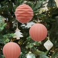 thumbnail image 5 of CuiLiyq 2 PCS Plush Christmas Decoration Balls, 4 Inch Large Shatterproof Christmas Tree Decoration Balls, For Indoor And Outdoor Decoration Of Christmas Parties (Orange), 5 of 6
