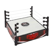 WWE Superstar Ring Action Figure Playset with Spring-Loaded Mat & 4 Event Apron Stickers