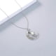 thumbnail image 3 of Luminous Moonstone Necklace For Women Girls Fashion Hollow Moon Rotating Bead Pendant, Magical Fantasy Fairy Glowing Charm Chain Jewelry,valentine's D, 3 of 5