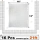 thumbnail image 4 of 16 Pack Cat Repellent Outdoor Scat Mat Cats Dogs Plastic Mats With Spikes Clear Spiked Deterrent Training Pet Mat Cat Repellent Mats, 4 of 5