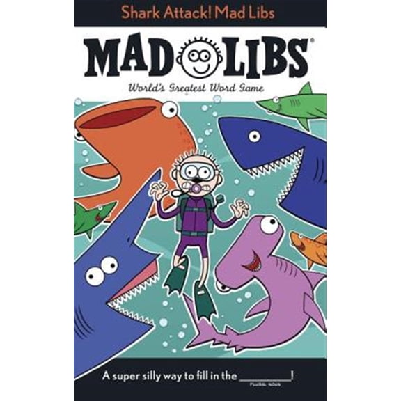 Pre-Owned Shark Attack! Mad Libs Paperback