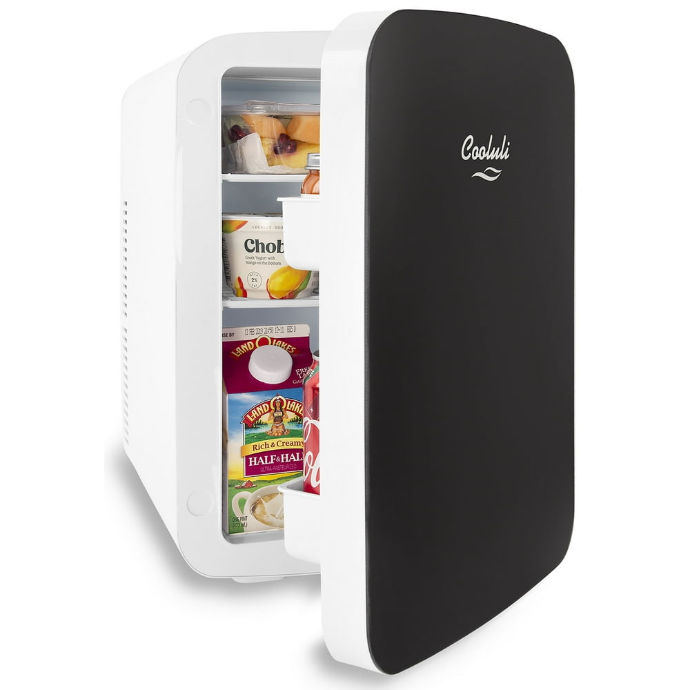 Cooluli Infinity 15Liter Portable Cooler/Warmer Mini Fridge , Black