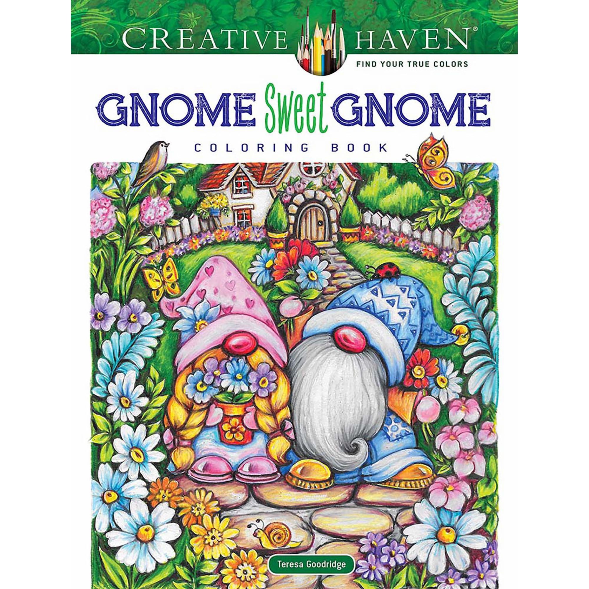 Creative Haven Gnome Sweet Gnome Coloring Book (Paperback)