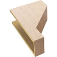 thumbnail image 6 of 7"W x 14"D x 21"H Classic Clemmons Rough Cedar Woodgrain TimberThane Corbel, Primed Tan, 6 of 6