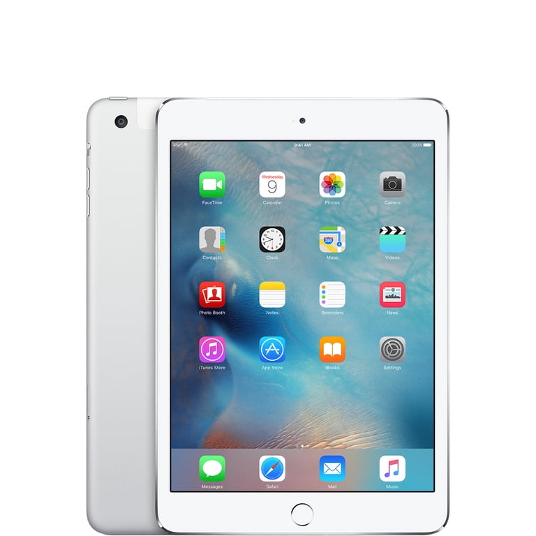 Pre-Owned Apple iPad Mini 4th Generation, 128GB, WiFi + LTE Silver