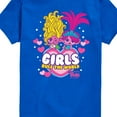 thumbnail image 3 of Trolls - Band Together - Girls Rule The World - Toddler and Youth Short Sleeve Graphic T-Shirt, 3 of 5