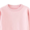 thumbnail image 6 of SGFCWSX Girls Sweaters Basic Crewneck Soft Lightweight Casual Relaxed Fit Long Sleeve Pullover for Kids Pink Size 14, 6 of 10
