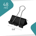 thumbnail image 3 of Clips para carpetas - 48 Mini clips para carpetas Mini clips Clips para carpetas Clips para carpetas Suministros de oficina, 3 of 5