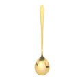 thumbnail image 4 of Gold Soup Spoon, Polishing Process Portable Rust Prevention Gold Table Spoon  For Restaurants, 4 of 8