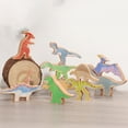 thumbnail image 4 of Bloques de madera clásicos Baoblaze Juego de equilibrio, 4 of 8