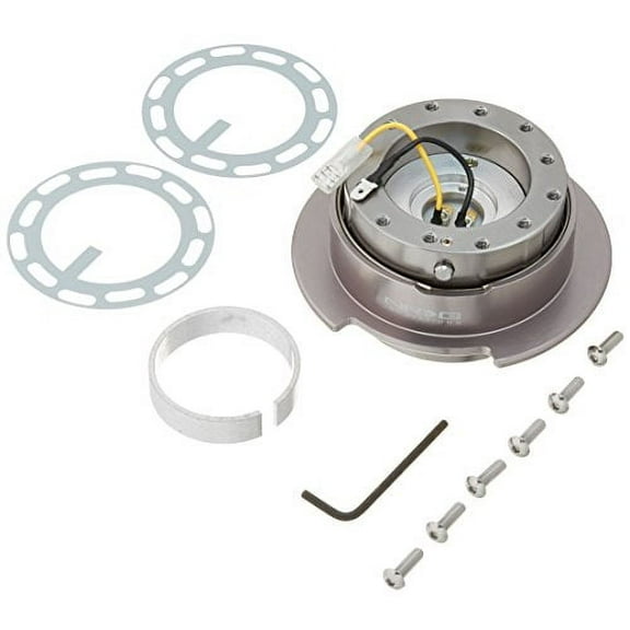 NRG Innovations SRK-250GM Quick Release Kit (Black/Gun Metal Ring)