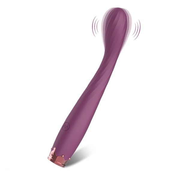 Women Vibrator, XBONP G Spot Vibrator Finger Vibrator Sex Toys with 10 Modes Powerful Clitoral Stimulator Vibrating Massager Wand for Women, Purple