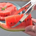 thumbnail image 4 of Cortador de Acero Inoxidable, Rebanador de Aguacate, Divisor de Frutas, Melón, Pelador, Descorazonador, Herramienta para Pelar en Cubitos, Utensilios de Cocina, 4 of 5