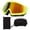 Yellow, variant on Suodoka Kids Snow Goggles HD Coating Lens UV Protection Shock Resistance Adjustable Ski Goggles for Skiing Riding, Yellow (7.87 inches / 20 cm)