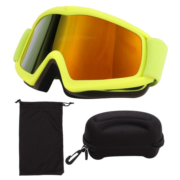 Snow Goggles, Scratch Resistant Fog Proof Kids Ski Glasses HD Coating Lens Over The Glasses Design Wide HD View For Riding For Boys ANGGREK Otros Deportes