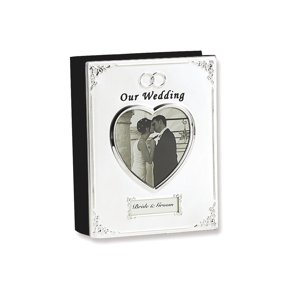mbi silver wedding photo album 9 75 x6 75 walmart com