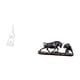 thumbnail image 5 of Escultura de resina abstracta moderna, figura de animal Feng Shui, adorno de escritorio, obra de arte de china para oficina, patio, estantería, r, 5 of 8