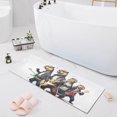thumbnail image 7 of Rats Mouse Guitas Bathroom Rug Non Slip Bathroom Mats Entry Door Soft Carpets for Kitchen Bedroom Living Room 39x20 inch, 7 of 7
