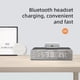 thumbnail image 3 of Puntoco 3 en 1 mesa de escritorio dormitorio despertador Digital cargador inalámbrico cargador de teléfono clima centígrados, 3 of 9