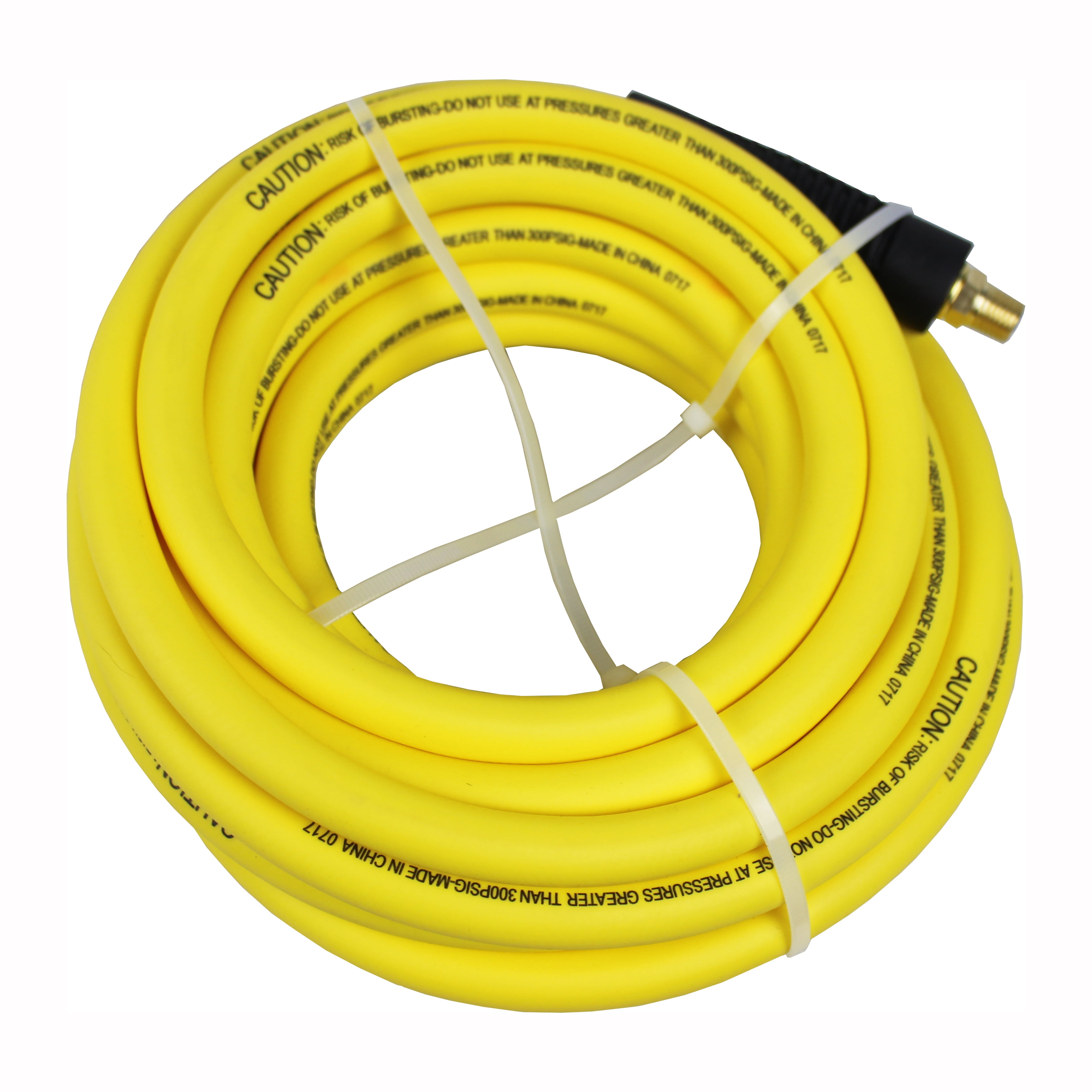 MaxWorks 80788 Hybrid Polymer 3/8" x 50 Ft Air Hose Lightweight All Weather No-Memory Non-Kinking 300 PSI Maximum