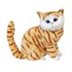 thumbnail image 5 of Figura de gato realista figura de gato foto de juguete, lindo animal relleno de réplica de mascotas para el hogar, coche, sala de estar Estilo D, 5 of 8