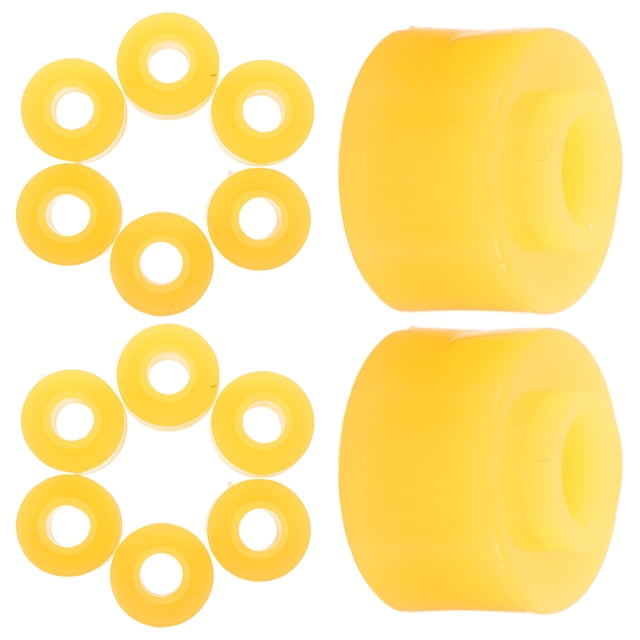 GOOHOCHY 10Ud Automóviles Amarillos Bujes De Goma Para Amortiguador Repuestos Alta Elasticidad Y Resistencia