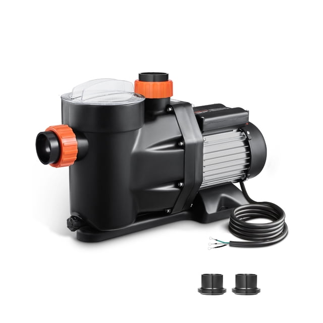 VEVOR 2 HP Above Ground Swimming Pool Pump Single Speed 122 GPM 3450 RPM 220V