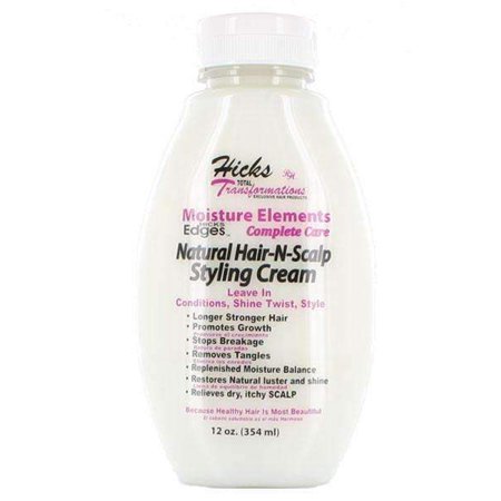 Hicks Natural Hair N Scalp Styling Cream 12oz Walmart Canada