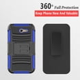 thumbnail image 3 of Samsung Galaxy J7 Prime Case, Galaxy J7V Case, Dual Layers And Kickstand Bundled with [Premium Protector] Hybird Shockproof And Circlemalls Stylus (Blue), 3 of 7