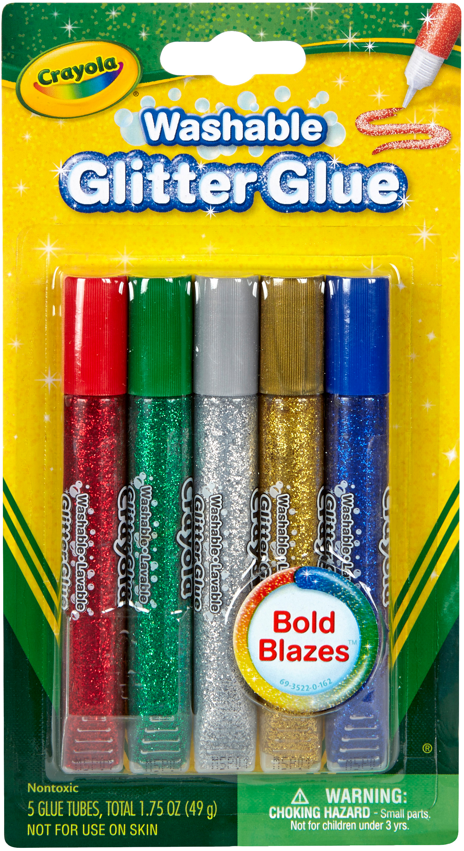 Crayola Washable Glitter Glue Pens .35Oz Walmart Canada