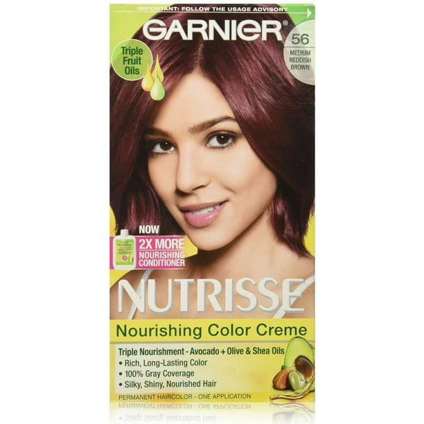 Garnier Nutrisse Nourishing Color Creme - 56 Medium Reddish Brown 1 Each  (Pack of 4) 