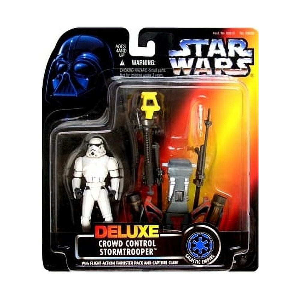 Star Wars Deluxe Crowd Control Stormtrooper figure - Walmart.com