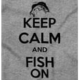 thumbnail image 2 of Keep Calm Fish On Fishing Enthusiast Boys Kids T Shirt Tees Tops Teen Brisco Brands L, 2 of 6