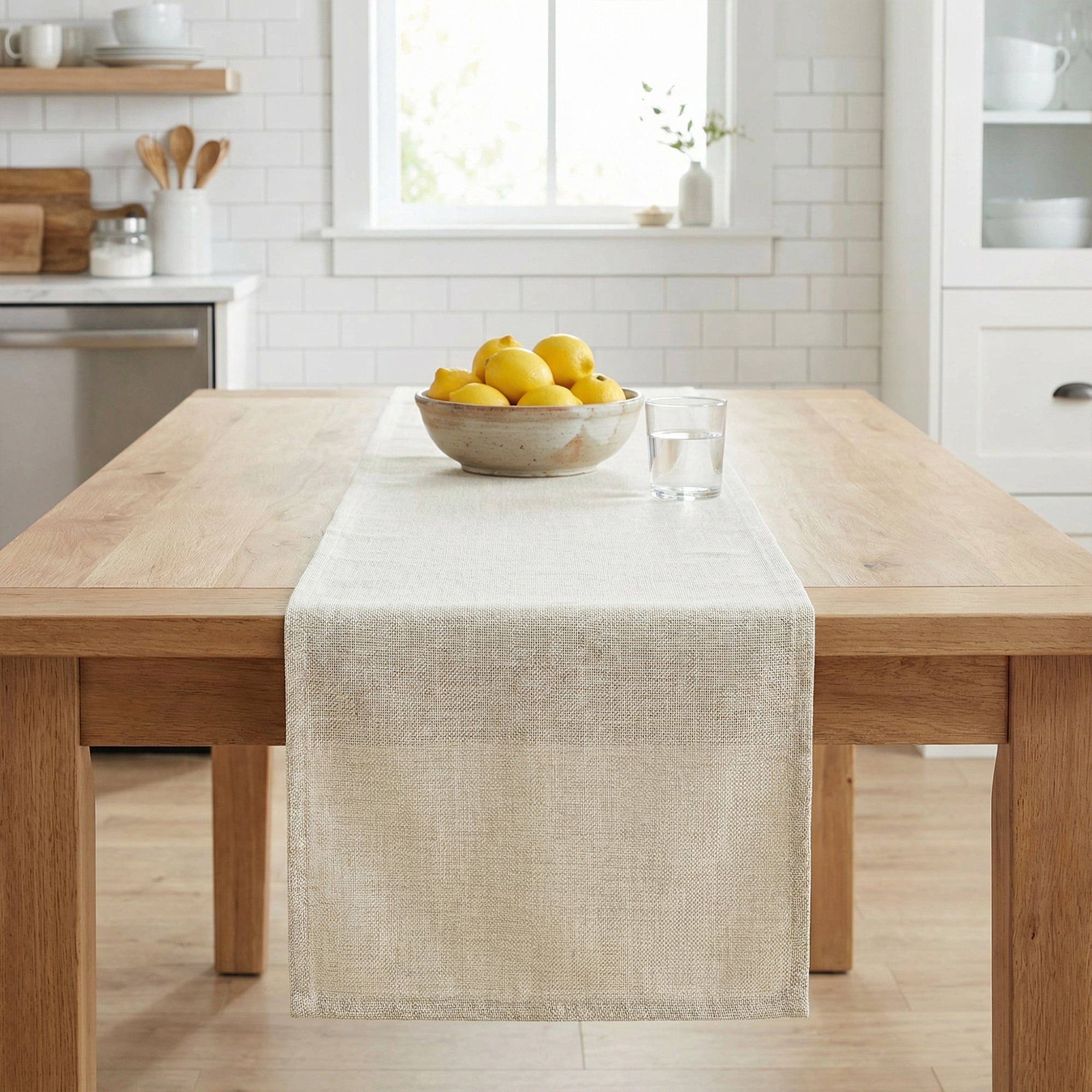 Unique Bargains Birthday Decorations Washable Kitchen Runner Beige 11.8x78.7in