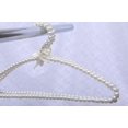 thumbnail image 6 of White ABS Pearl Adults Clothes Hanger Coat Skirt Trouser Grip Holder Rack, 6 of 6