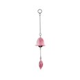 thumbnail image 1 of Campana de viento japonesa, campana de viento decorativa tradicional Vintage, adorno de carillón de viento colgante de Metal para puerta, habitación, Rosa, 1 of 8