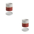 thumbnail image 3 of Transemion Weather-Resistant Ceramic Pot Helper For All Planting Needs Ceramics Ceramic Flower Pots Ceramic Flowerpot Planter red 11*11 2Set, 3 of 6