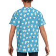 thumbnail image 5 of Wukai Cute Healthy Teeth Youth Unisex Short Sleeve T-Shirt for Boys, Girls, Teens, and Kids-X-Small, 5 of 7