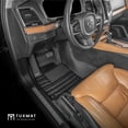 thumbnail image 6 of TuxMat - for Volvo XC90 7-Seater 2016-2026 Models - Custom Car Mats - Maximum Coverage, All Weather, Laser Measured - This Full Set Includes 1st, 2nd and 3rd Rows, 6 of 10
