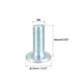 thumbnail image 2 of M6x16mm Furniture Screw Hex Socket Cap Machine Screws Zinc Plated Fasteners Bolts Full Thread Carbon Steel 10 Pcs, 2 of 4