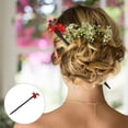 thumbnail image 4 of 1 Pce Épingle à Cheveux Rétro Chinoise Antiquité Florale Coiffure Créative pour Femmes, 4 of 6
