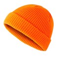 thumbnail image 1 of Qarigey Gorro de lana de tendencia, buena elasticidad, gorras clásicas de pescador sin borde, tocados crimpables a prueba de viento para montañismo, Sombreros Naranja Qarigey AP009365-10B, 1 of 6